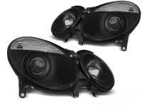 Headlights Black Fits Mercedes W211 E-klasa 05.06-09 Headlights Black Fits Mercedes W211 E-klasa 05.06-09