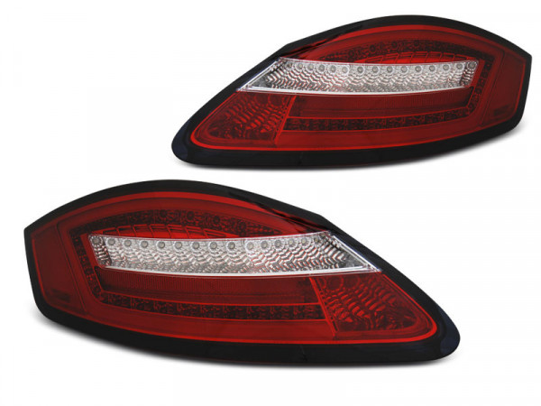 Led Tail Lights Red White Seq Fits Porsche Boxster 987 / Cayman 05-08