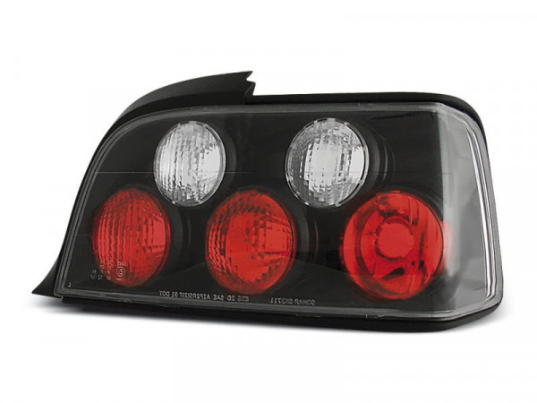 Tail Lights Black Fits Bmw E36 12.90-08.99 Coupe