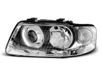 Headlights Chrome Fits Audi A3 09.00-05.03 Headlights Chrome Fits Audi A3 09.00-05.03