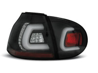 Led Bar Tail Lights Black Fits Vw Golf 5 10.03-09 Led Bar Tail Lights Black Fits Vw Golf 5 10.03-09
