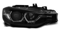 Headlights Angel Eyes LED DRL Black fits BMW F30/F31 (10/2011–05/2015) Headlights Angel Eyes LED DRL Black fits BMW F30/F31 (10/2011–05/2015)