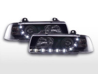 Daylight headlight LED DRL look fits BMW 3-series E36 92-98 black Daylight headlight LED DRL look fits BMW 3-series E36 92-98 black