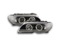 Headlight set fits BMW 3-series E46 Coupe / Cabrio 03-05 black Headlight set fits BMW 3-series E46 Coupe / Cabrio 03-05 black