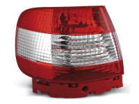 Tail Lights Red White Fits Audi A4 11.94-09.00 Tail Lights Red White Fits Audi A4 11.94-09.00