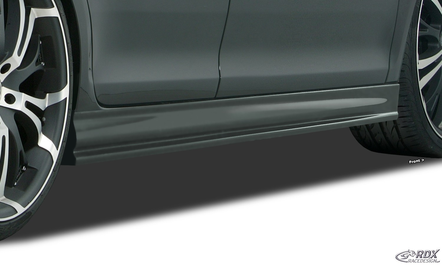 RDX Sideskirts A5 Coupe convertible quantity 1 black highgloss including TÜV approval set for both sides Sportback Slim RDSL574 
