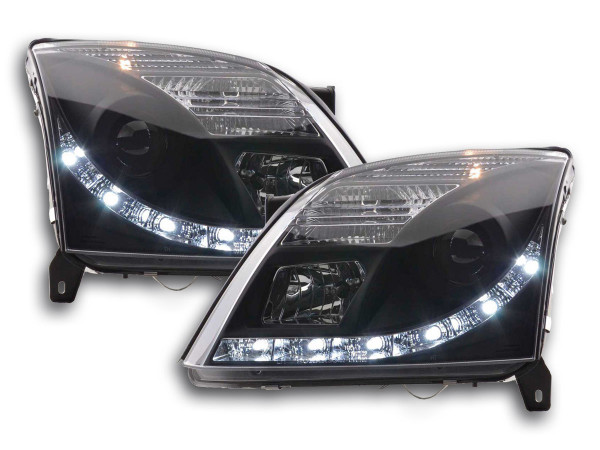 DRL Daylight headlight Opel Vectra C Yr. 2002-2005 black