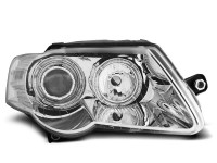 Headlights Angel Eyes Chrome Fits Vw Passat B6 3c 03.05-10 Headlights Angel Eyes Chrome Fits Vw Passat B6 3c 03.05-10