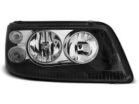 Headlights Black Fits Vw T5 04.03-08.09 Headlights Black Fits Vw T5 04.03-08.09