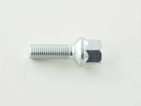 Wheel bolts Set (8 pieces), M12 x 1,5 32mm domed silver