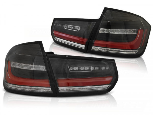 Led Bar Seq Tail Lights Black Fits Bmw F30 11-18