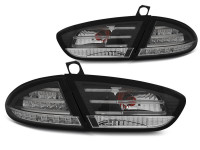 Led Tail Lights Black Fits Seat Leon 03.09-12 Led Tail Lights Black Fits Seat Leon 03.09-12