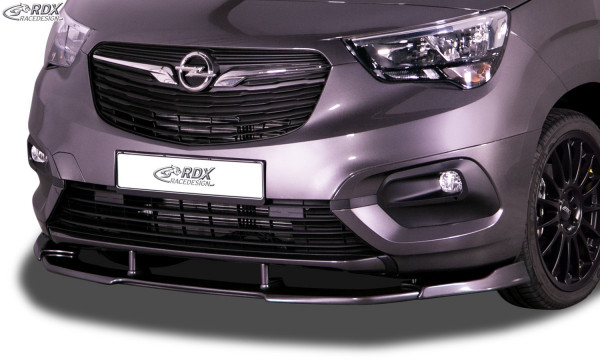 RDX Front Spoiler VARIO-X for OPEL Combo Life & Cargo 2018+ Front Lip Splitter