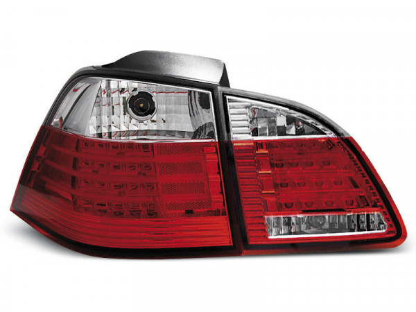 LED Tail Lights Red White fits BMW E61 Touring