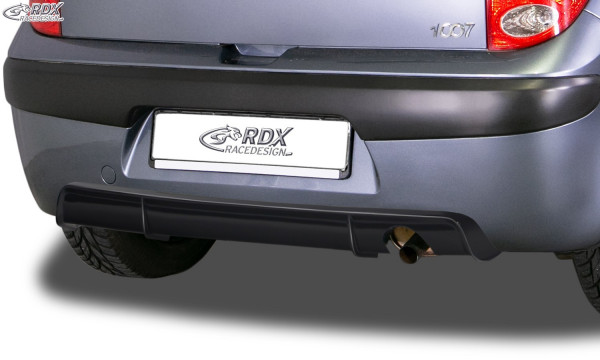RDX rear bumper extension for PEUGEOT 1007 Diffusor Diffuser