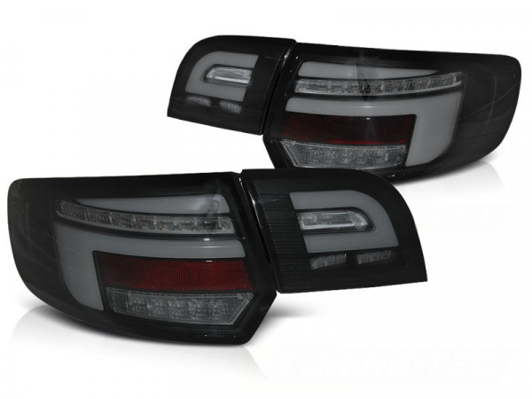 Led Bar Tail Lights Black Seq Fits Audi A3 8p 5d 08-12