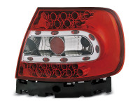 Led Tail Lights Red White Fits Audi A4 B5 11.94-10.00 Led Tail Lights Red White Fits Audi A4 B5 11.94-10.00