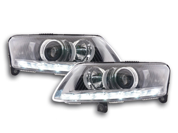 Daylight headlight Xenon with daytime running lights Audi A6 (4F) Yr. 04-08 chrome