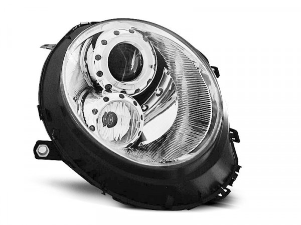 Headlights Angel Eyes Chrome Fits Bmw Mini (cooper) 06-14