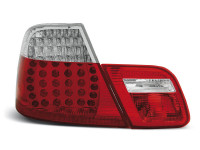 LED Tail Lights Red White fits BMW E46 Coupe 04/1999–03/2003 LED Tail Lights Red White fits BMW E46 Coupe 04/1999–03/2003