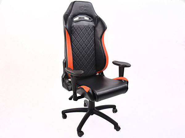 FK sport setat office chair gaming seat Liverpool black/orange swivel chair revolving chair