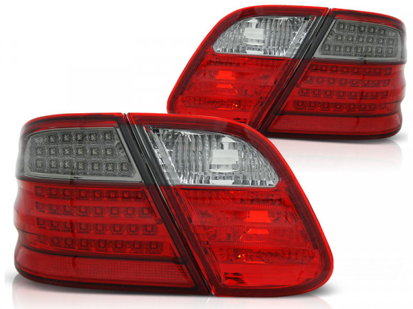 Led Tail Lights Red Smoke Fits Mercedes Clk W208 03.97-04.02