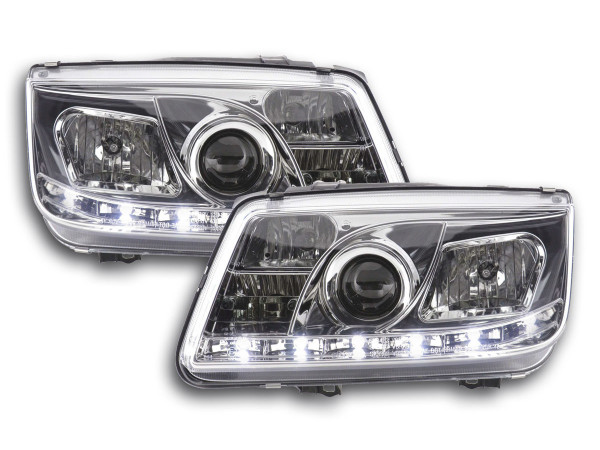 Daylight headlight VW Bora type 1J Yr. 99-04 chrome