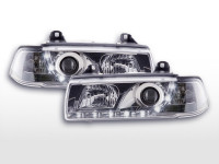 Daylight headlights LED daytime running lights fits BMW 3 Series E36 Coupe Cabrio 92-99 chrome Daylight headlights LED daytime running lights fits BMW 3 Series E36 Coupe Cabrio 92-99 chrome
