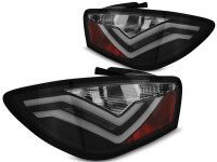 Led Bar Tail Lights Black Fits Seat Ibiza 6j 3d 06.08-12 Led Bar Tail Lights Black Fits Seat Ibiza 6j 3d 06.08-12