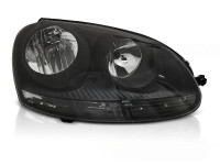 Headlights Black Right Side Tyc Fits Vw Golf 5 10.03-09 Headlights Black Right Side Tyc Fits Vw Golf 5 10.03-09