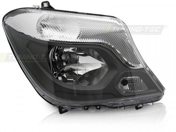 Headlight Black Right Side Tyc Fits Mercedes Sprinter W906 13-18