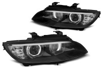 Xenon Headlights Angel Eyes LED Black AFS fits BMW E92/E93 06-10 Xenon Headlights Angel Eyes LED Black AFS fits BMW E92/E93 06-10