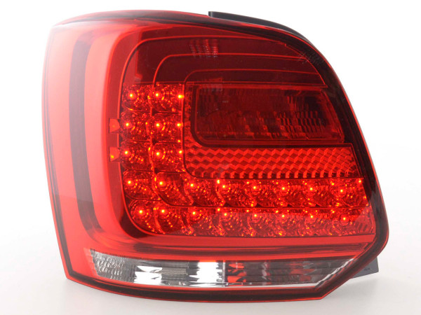 Led Taillights VW Polo 6R Yr. from 2009 clear/red