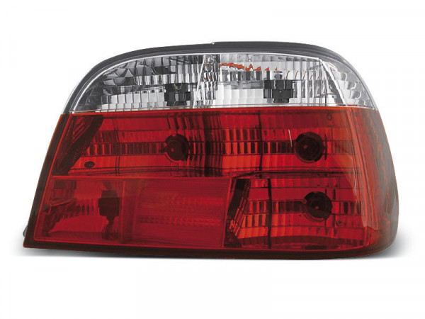 Tail Lights Red White Fits Bmw E38 06.94-07.01