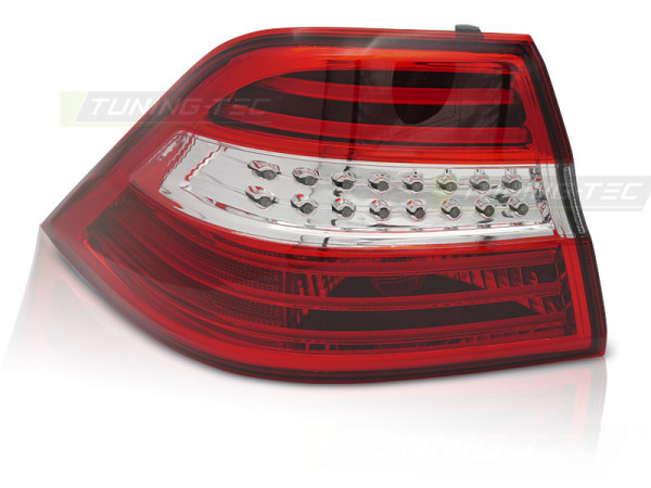 Led Tail Light Red White Left Side Tyc Fits Mercedes W166 11-15