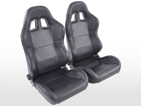 FK sport seats car half-shell seats set Charleston in motorsport look