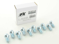wheel bolts Set (10 pcs.) shaft length 21mm taper flange silver M14x1,5 wheel bolts Set (10 pcs.) shaft length 21mm taper flange silver M14x1,5
