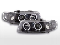 headlight Seat Leon/Toledo type 1M Yr. 97-05 black headlight Seat Leon/Toledo type 1M Yr. 97-05 black