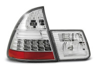 LED Tail Lights Chrome fits BMW E46 Touring 99-05 LED Tail Lights Chrome fits BMW E46 Touring 99-05