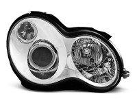 Headlights Chrome Fits Mercedes W203 C-klasa 07.00-03.04 Headlights Chrome Fits Mercedes W203 C-klasa 07.00-03.04