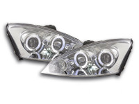 headlight Ford Focus Yr. 00-04 chrome headlight Ford Focus Yr. 00-04 chrome