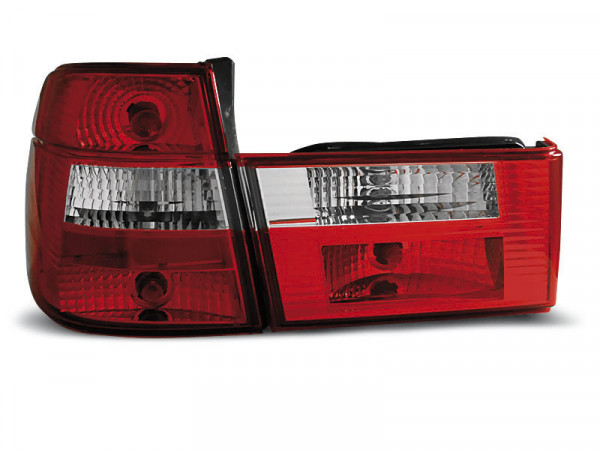 Tail Lights Red White Fits Bmw E34 91-96 Touring