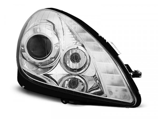 Headlights Chrome Fits Mercedes R171 Slk 04-11