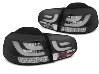 Led Bar Tail Lights Black Fits Vw Golf 6 10.08-12 Led Bar Tail Lights Black Fits Vw Golf 6 10.08-12