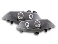 headlight Renault Megane 2 3/5-door. Yr. 03-06 black headlight Renault Megane 2 3/5-door. Yr. 03-06 black