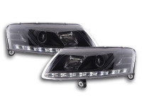 DRL Daylight headlight Audi A6 type 4F Yr. 04-08 black DRL Daylight headlight Audi A6 type 4F Yr. 04-08 black