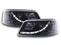 Daylight headlight VW Bus type T5 Yr. 03-09 black Daylight headlight VW Bus type T5 Yr. 03-09 black