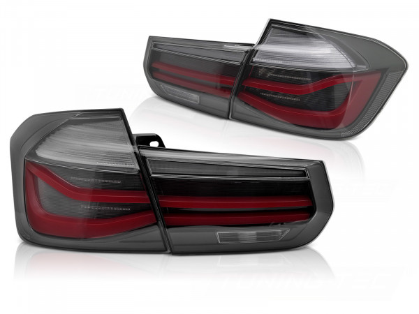 LED Bar Sequential Tail Lights Smoke fits BMW F30 11-18