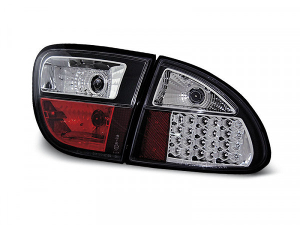 Led Tail Lights Black Fits Seat Leon 04.99-08.04