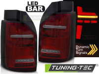 Led Bar Tail Lights Red Smoke Seq Fits Vw T6.1 20- Oem Bulb Led Bar Tail Lights Red Smoke Seq Fits Vw T6.1 20- Oem Bulb